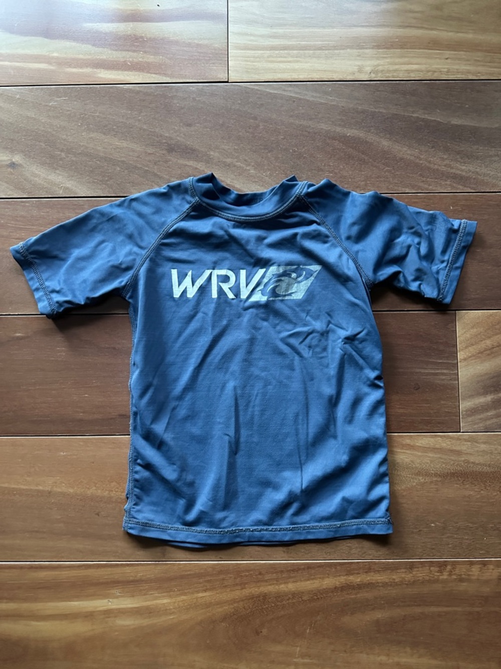 WRV Short Sleeve Rash Guard Navy Blue 2T